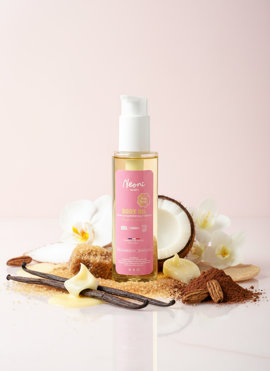 Huile corporelle nourrissante - Sucre Vanillé