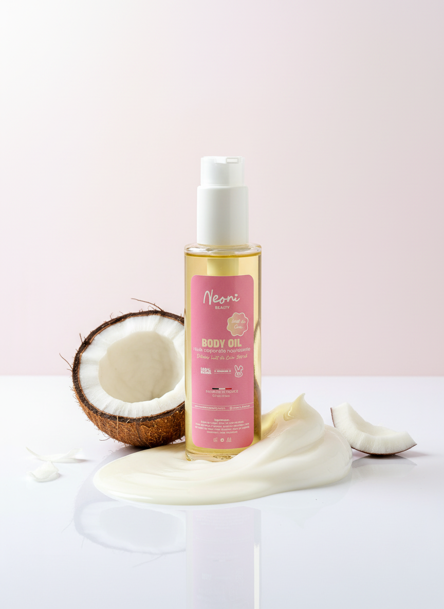 Huile corporelle nourrissante - Lait de coco