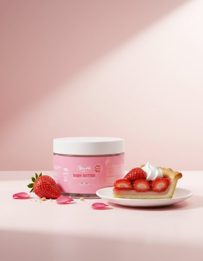 Beurre Corporel - Tarte à la fraise