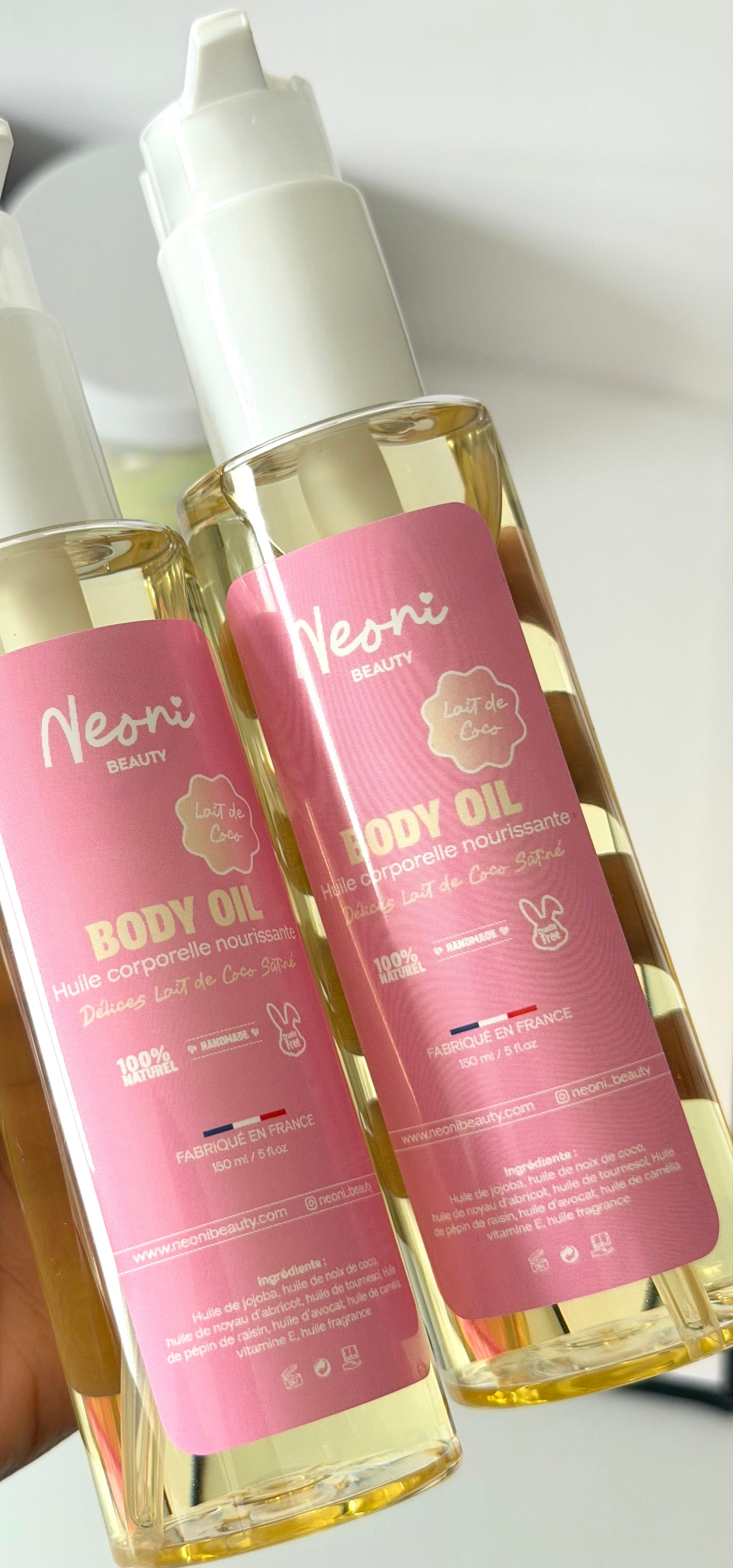 Huile corporelle nourrissante - Lait de coco